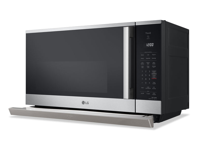 Four à micro-ondes à hotte intégrée intelligent LG de 2,1 pi3 avec EasyCleanMD - MVEL2125X