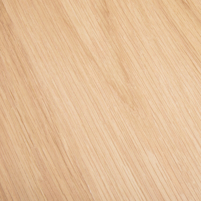 Table à café moderne Viola de 29,5 po avec dessus rond - chêne naturel