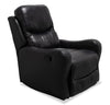 Fauteuil pivotant, coulissant et inclinable Elli 32 po de en similicuir - noir