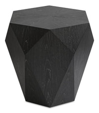  Table de bout moderne Dawson de 19 po - noire