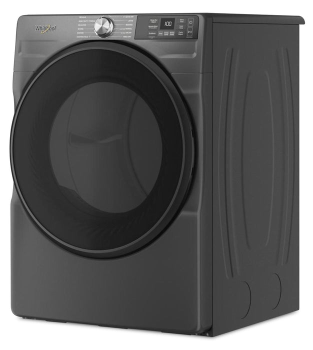 Sécheuse à gaz intelligente Whirlpool de 7,4 pi³ avec Wrinkle ShieldMC - noir volcan - WGD5720RU