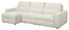 Sofa sectionnel modulaire à coulissement électrique de gauche Elevate de Scott Living 3 pièces en tissu de chenille - taupe