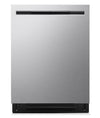  Lave-vaisselle encastré LG à 46 dBA de 24 po avec commandes sur le dessus et QuadWashMC - acier inoxydable - LDNPQ555S
