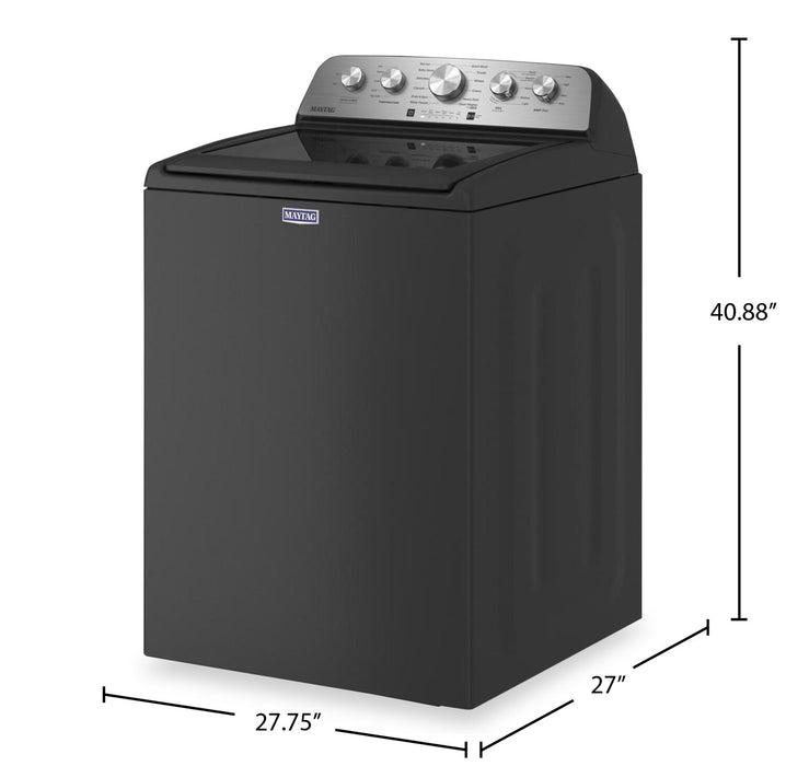 Laveuse Maytag à chargement par le haut de 5,5 pi3 avec turbine PowerMC - noir volcan - MVW5430PBK