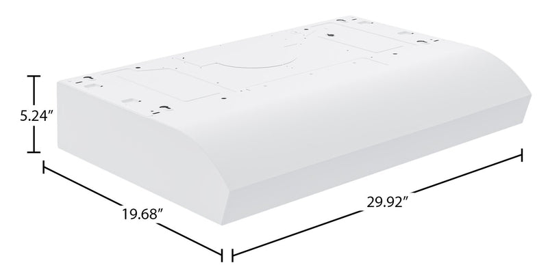 Hotte de cuisinière sous l’armoire Broan de série MTR1 de 30 po - MTR1303WW
