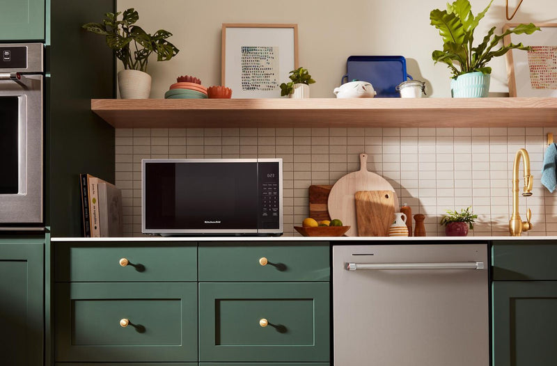 Four à micro-ondes de comptoir KitchenAid de 1,6 pi3 - acier inoxydable PrintShieldMC - YKMCS122SPS