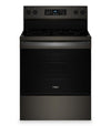 Cuisinière électrique Whirlpool de 5,3 pi3 avec friture à air sans préchauffage - acier inoxydable noir - YWFES5030RV 