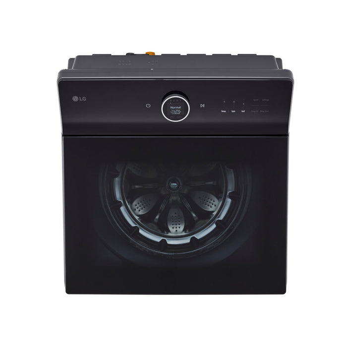 Laveuse intelligente haute efficacité LG à chargement par le haut de 6,3 pi³ - acier noir - WT8600CB