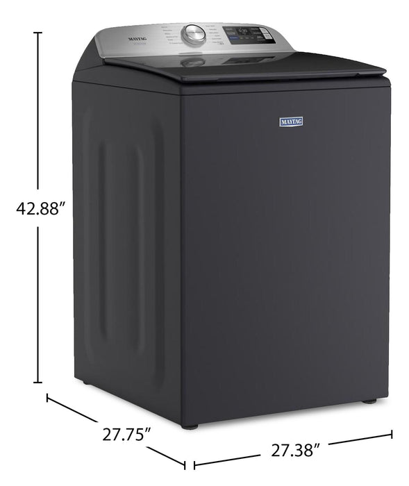 Laveuse intelligente Animal Pet Pro de Maytag à chargement par le haut de 6,0 pi3 - acier minuit - MTW7205RF