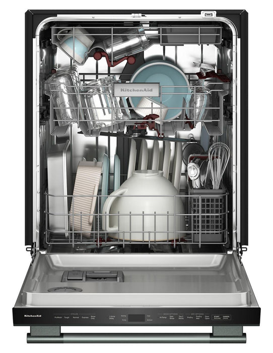 Lave-vaisselle KitchenAid de 24 po et de 44 dBA avec troisième panier 360° Max JetsMC - genièvre - KDTS724SJP