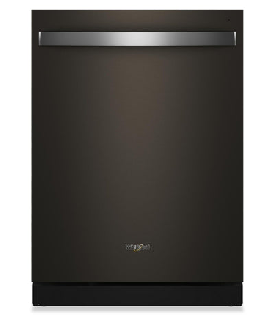 Whirlpool 24" 47 dBA Built-In Dishwasher - Fingerprint Resistant Black Stainless Steel - WDTS8024SV | Lave-vaisselle encastré Whirlpool de 24 po, 47 dBA – acier inoxydable noir résistant aux traces de doigts - WDTS8024SV