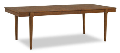 Ember Dining Table, 74-92"W - Brown | Table de salle à manger Ember de 74 po à 92 po (L) - brune