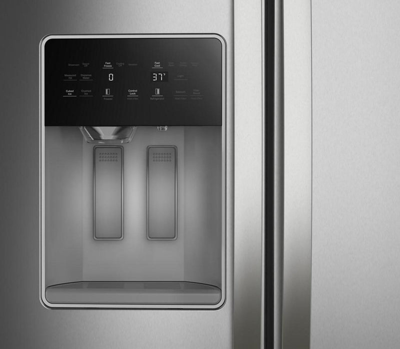 Réfrigérateur Whirlpool de 21 pi³ et de 36 po à compartiments juxtaposés - acier inoxydable résistant aux traces de doigts - WRSC5536RZ