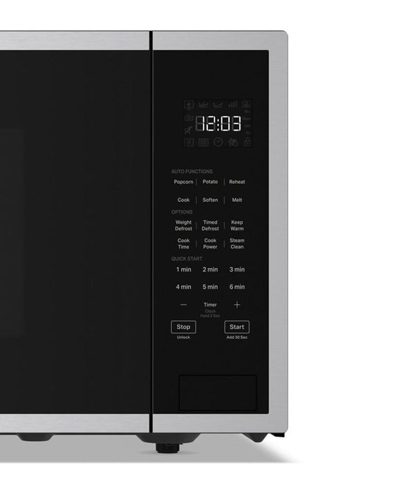 Four à micro-ondes de comptoir KitchenAid de 1,6 pi3 avec nettoyage à la vapeur - acier inoxydable - YKMCS122RSS