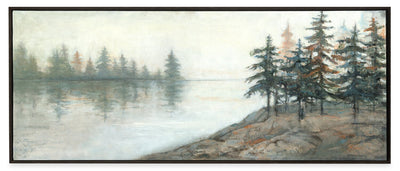 Algonquin Framed Acrylic Painting - 21.25" x 51.25" | Peinture acrylique encadrée « Algonquin » - 21,25 po x 51,25 po