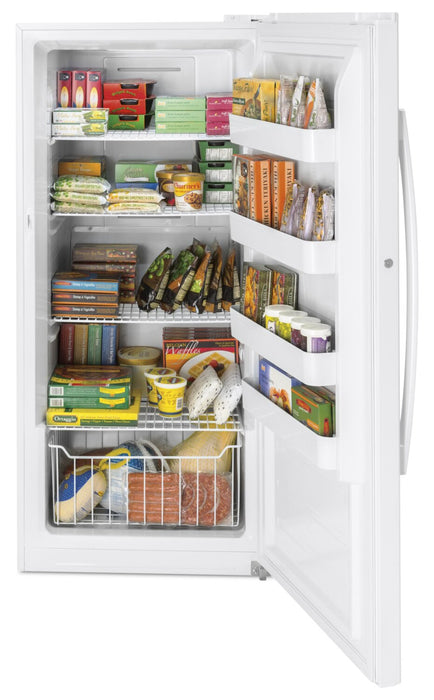 Congélateur vertical GE sans givre de 14,1 pi³ - FUF14SMRWW