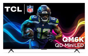 Téléviseur intelligent QLED TCL de série QM6K UHD 4K de 55 po avec Google TVMC et mini DEL QD (55QM6K)