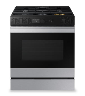 Cuisinière à gaz Bespoke Samsung de 6,3 pi3 avec caméra de four - NSG6DG8700SRAA/AC 