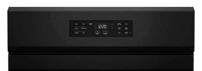 Cuisinière à gaz Whirlpool de 5,0 pi³ et de 30 po avec cuisson à air - noire - WFGS4530SB