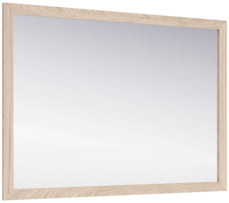 Miroir de commode de chambre à coucher Jolie, à fixer au meuble ou à suspendre au mur - naturel