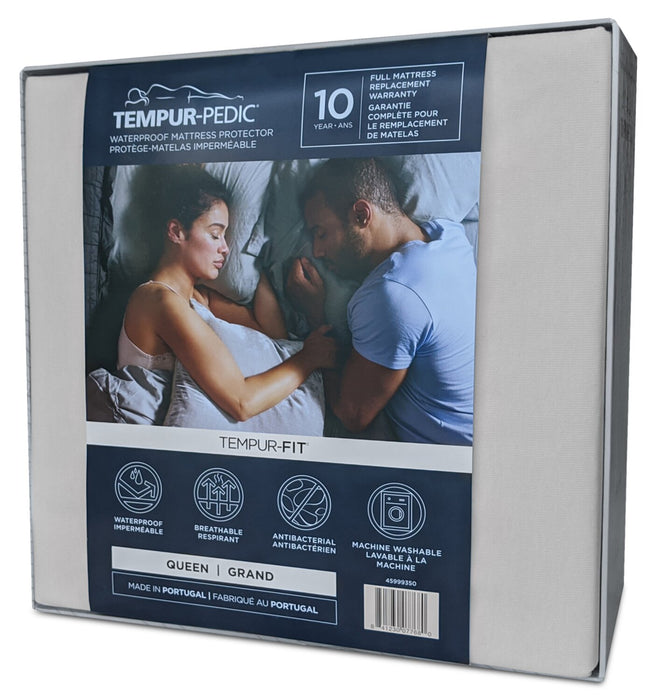 Protège-matelas imperméable TEMPUR-FitMC de Tempur-Pedic pour grand lit