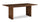 Table de salle à manger Vale de 72 po (l) en bois - brune