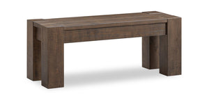 Banc de salle à manger Sol de Kort & Co. de 44 po (L) - brun