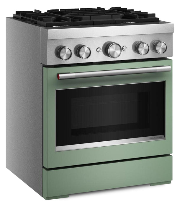 Cuisinière hybride KitchenAid de 4,1 pi3 avec mode de friture à air sans préchauffage - cardamome - KFDS930SDC