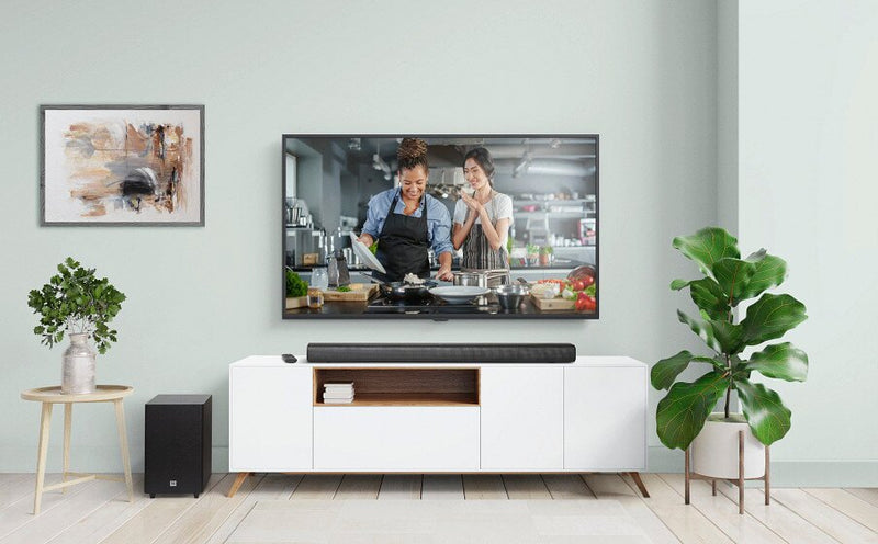 Barre de son de 250 W à 3.1 canaux JBL Cinema SB550 avec caisson d’extrêmes graves sans fil (JBLSB550BLKAM)