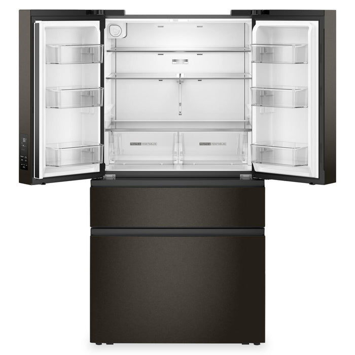 Réfrigérateur Whirlpool de 30 pi3 et de 36 po à portes françaises - acier inoxydable noir résistant aux traces de doigts - WRMF3336SV