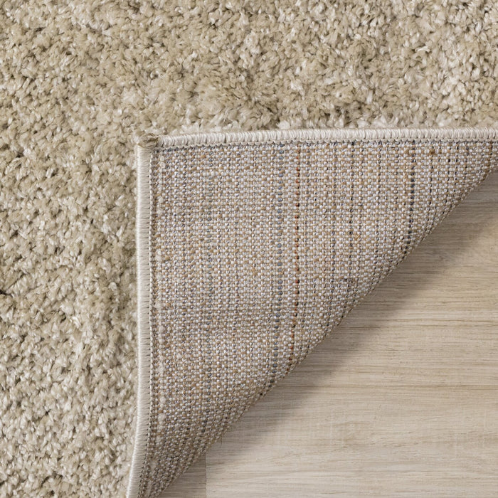 Carpette à poil long Pascal beige - 5 pi 3 po x 7 pi 7 po