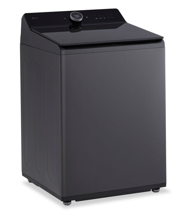 Laveuse intelligente haute efficacité LG à chargement par le haut de 6,3 pi³ - acier noir - WT8600CB