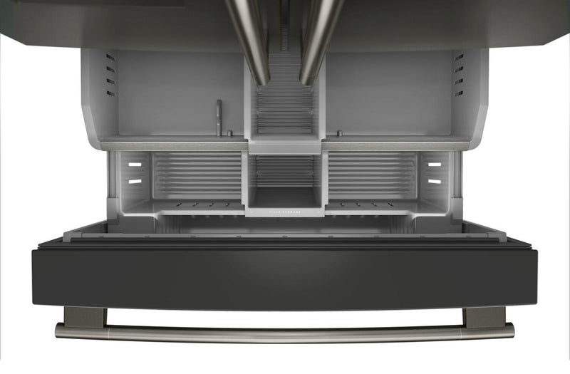 Réfrigérateur KitchenAid de 30 pi³ à portes françaises - minerai noir - KRFF436SBE 