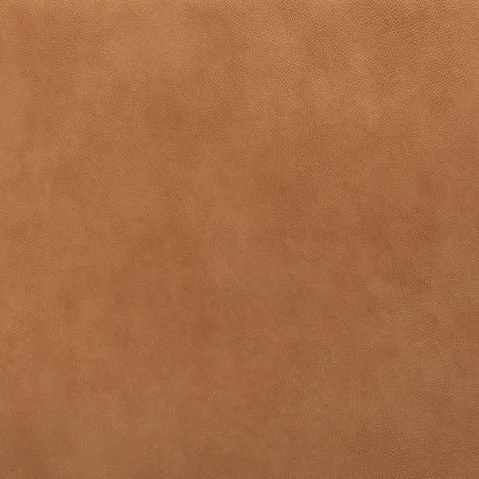 Sofa Edge de 86 po en cuir véritable avec pattes en bois et coussins de dossier amovibles - brun