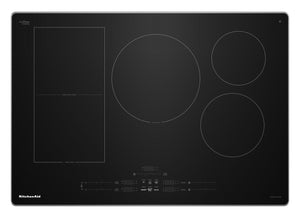 Surface de cuisson à induction KitchenAid de 30 po à 5 éléments - acier inoxydable - KCIT730SSS