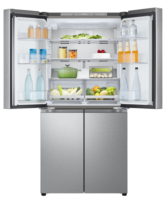 Réfrigérateur LG de 18,6 pi³ et de 33 po de profondeur comptoir à 4 portes françaises - acier inoxydable - LF19C8200S