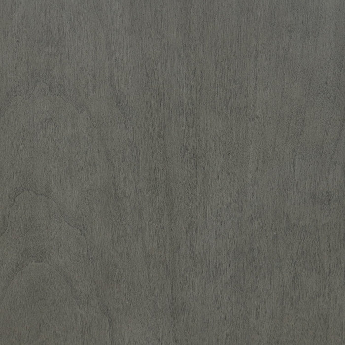 Ensemble de chambre à coucher Chelsea 6 pièces gris avec lit de rangement, commode et miroir - format très grand lit