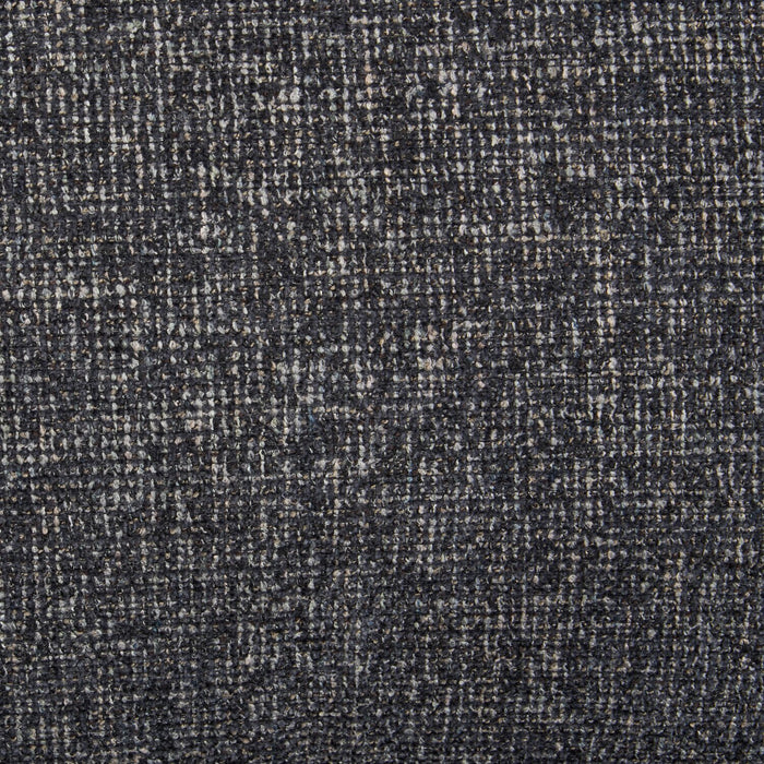 Sofa sectionnel sans accoudoirs modulaire Fusion 5 pièces en tissu de chenille gris anthracite avec coussins de dossier amovibles en duvet et plumes