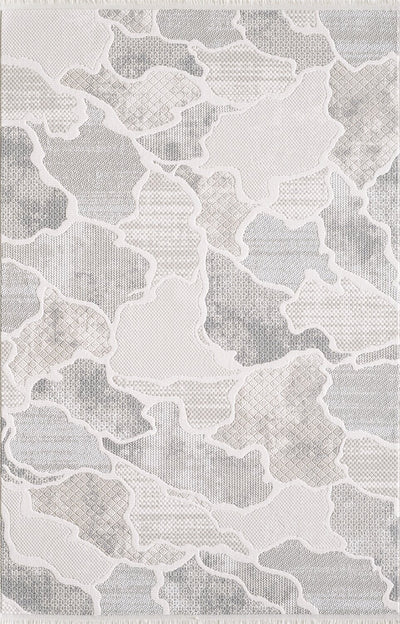 Cove Waves Grey Area Rug - 7'11" x 10'10" | Carpette Cove grise à motif de vagues - 7 pi 11 po x 10 pi 10 po