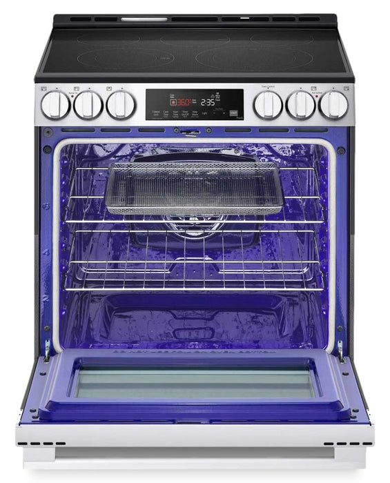 Cuisinière intelligente électrique LG de 6,3 pi³ avec EasyCleanMD - acier inoxydable résistant aux taches - LSEL6333XE