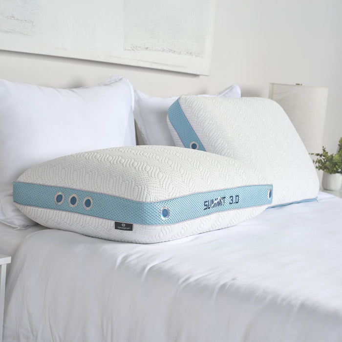 Oreiller PerformanceMD Summit 3.0 de Bedgear pour grand lit - pour dormeurs sur le côté