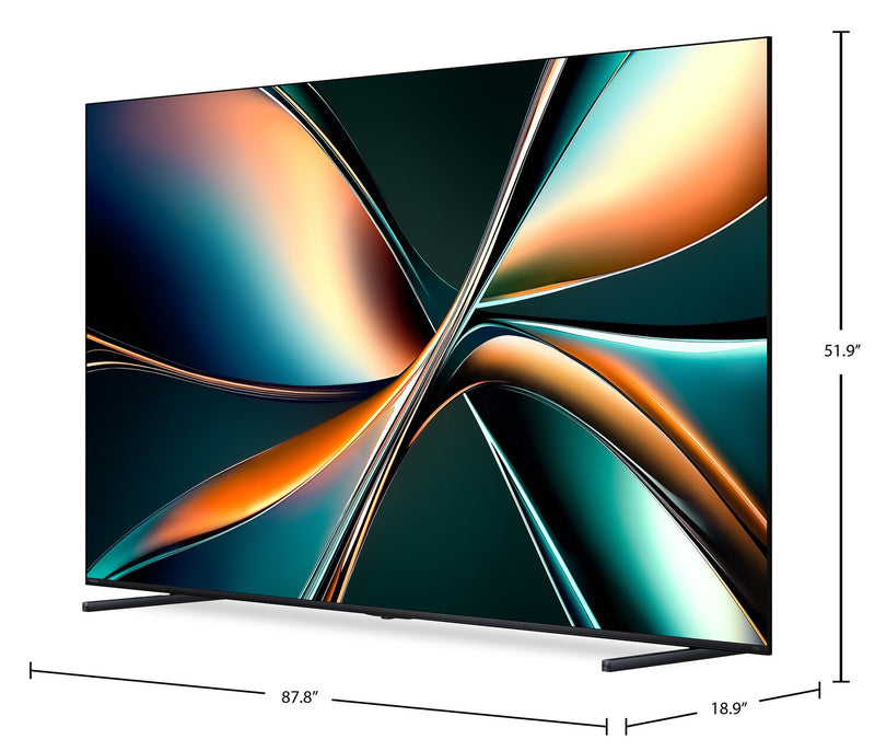 Téléviseur à Mini DEL Hisense U68QF UHD 4K de 100 po avec IA