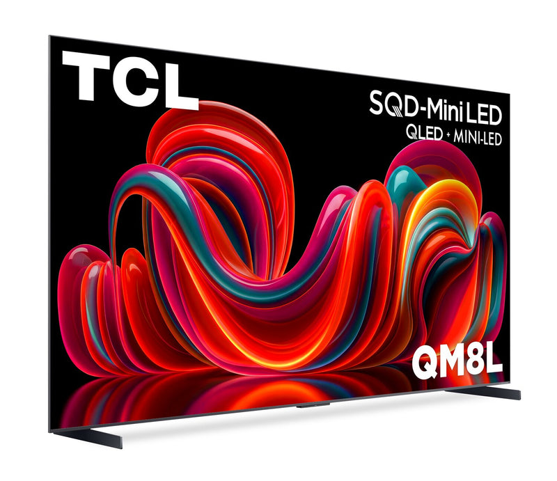 Téléviseur intelligent SQD Mini DEL TCL QM8L 4K de 98 po avec Google TV (98QM8L) - modèle 2026