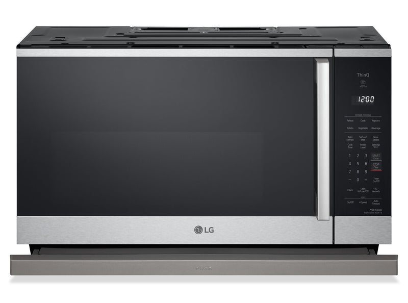 Four à micro-ondes à hotte intégrée intelligent LG de 2,1 pi3 avec EasyCleanMD - MVEL2125X