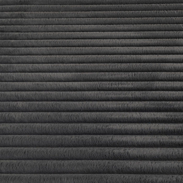 Carpette Channel gris foncé - 5 pi x 7 pi