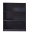 Bibliothèque William de 31,5 po à 2 tablettes - noire