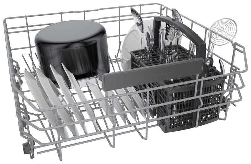 Lave-vaisselle intelligent Bosch série 800 avec commandes à l’avant, CrystalDry et 3e panier - SGE78C55UC 