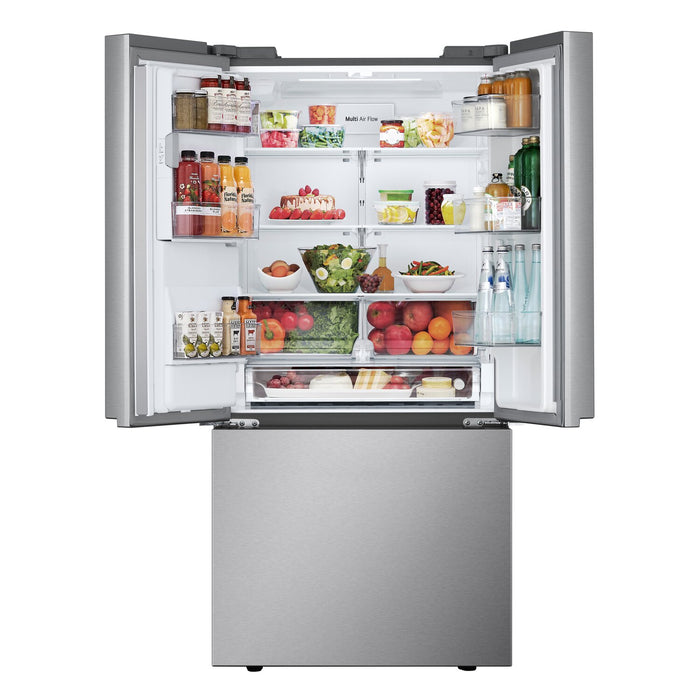 Réfrigérateur LG de 33 po et de 25 pi³ à portes françaises avec machine à glaçons double - acier inoxydable - LF25S6330S