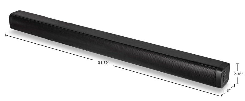 Barre de son Proscan à 2.1 canaux avec Bluetooth et caisson d’extrêmes graves sans fil (PSB446)