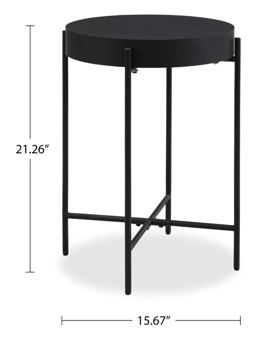 Table de bout Trove de 15,67 po - brune